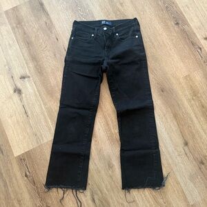 Gap Kick Fit Black Denim Jeans